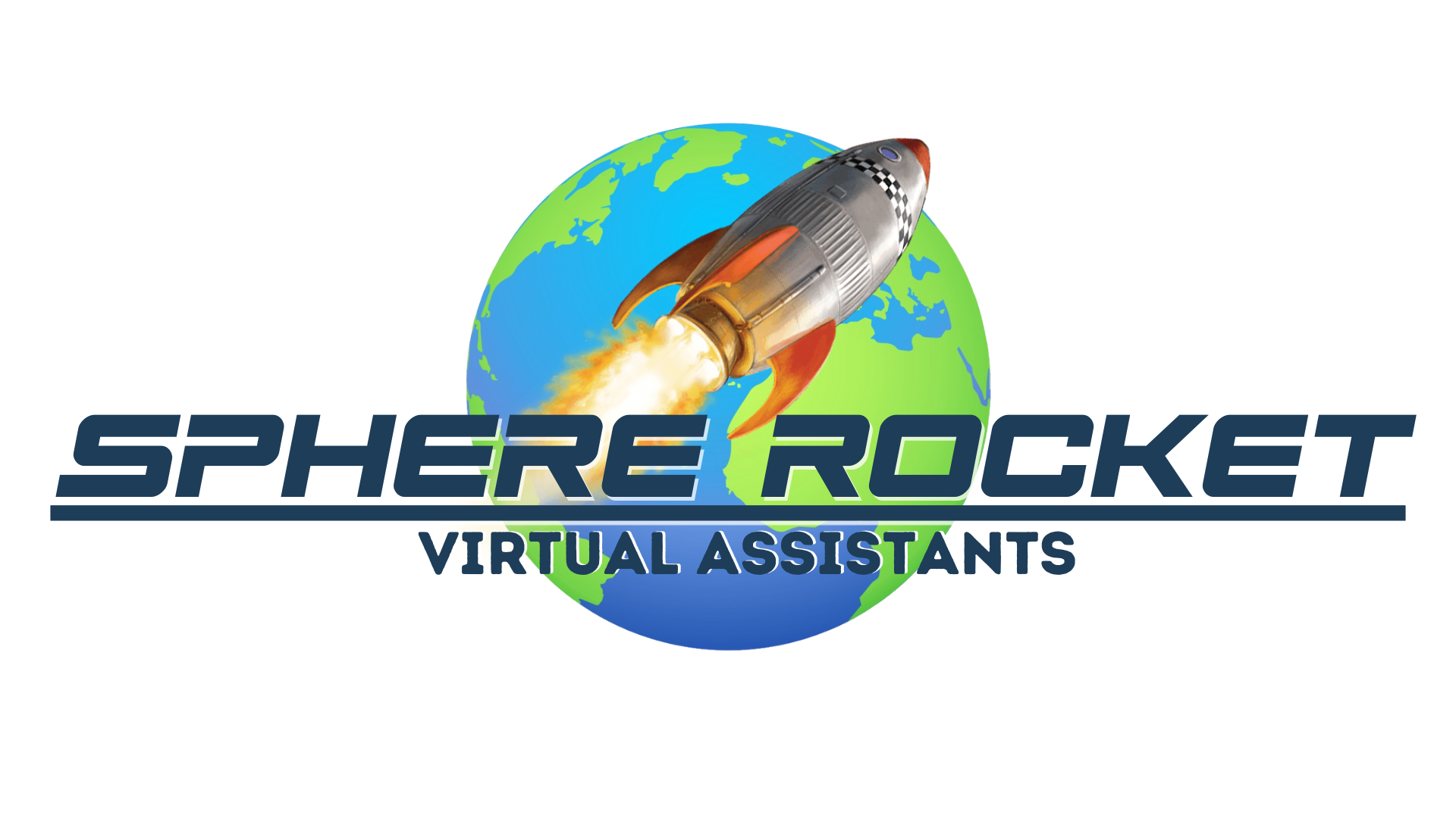 Sphere Rocket Logo Blue